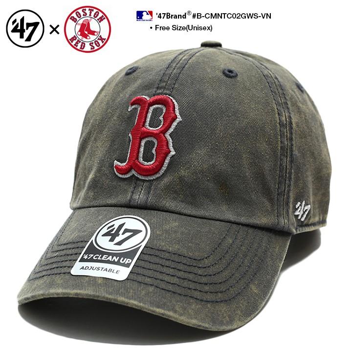 フォーティーセブンブランド 47brand ローキャップ ボールキャップ 帽子 ボストン レッドソックス Cap Mlb 公式 メジャーリーグ 大リーグ Bロゴ刺繍 紺 本格派大人のb系xlダンス通販 通販 Yahoo ショッピング