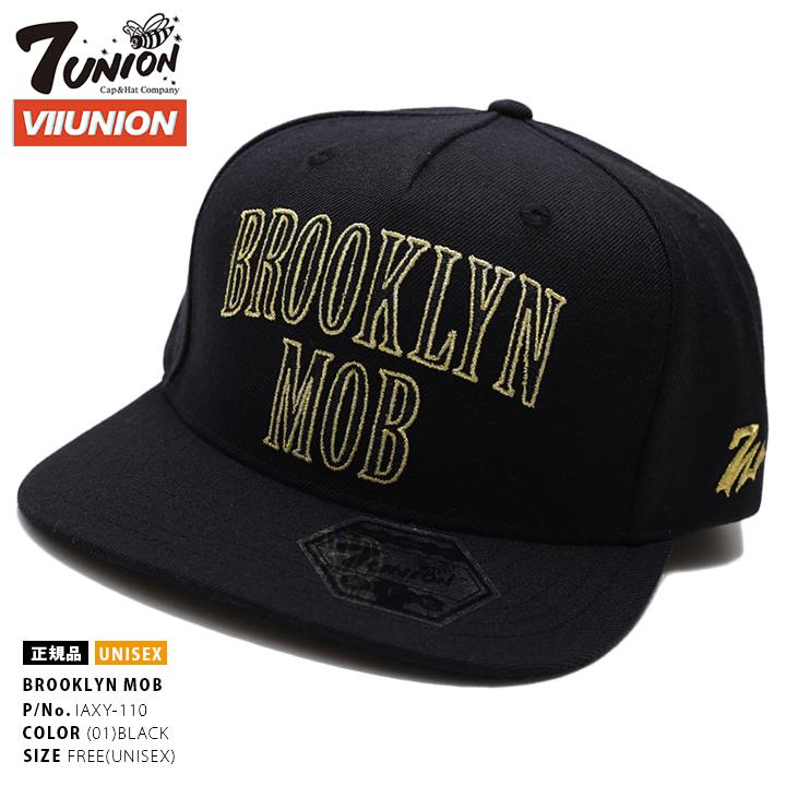 セブンユニオン 7union 帽子 メンズ キャップ ブランド レディース おしゃれ ブルックリン レペゼン アーティスト ロゴ 黒 金刺繍 アメカジ ダンス衣装 本格派大人のb系xlダンス通販 通販 Yahoo ショッピング