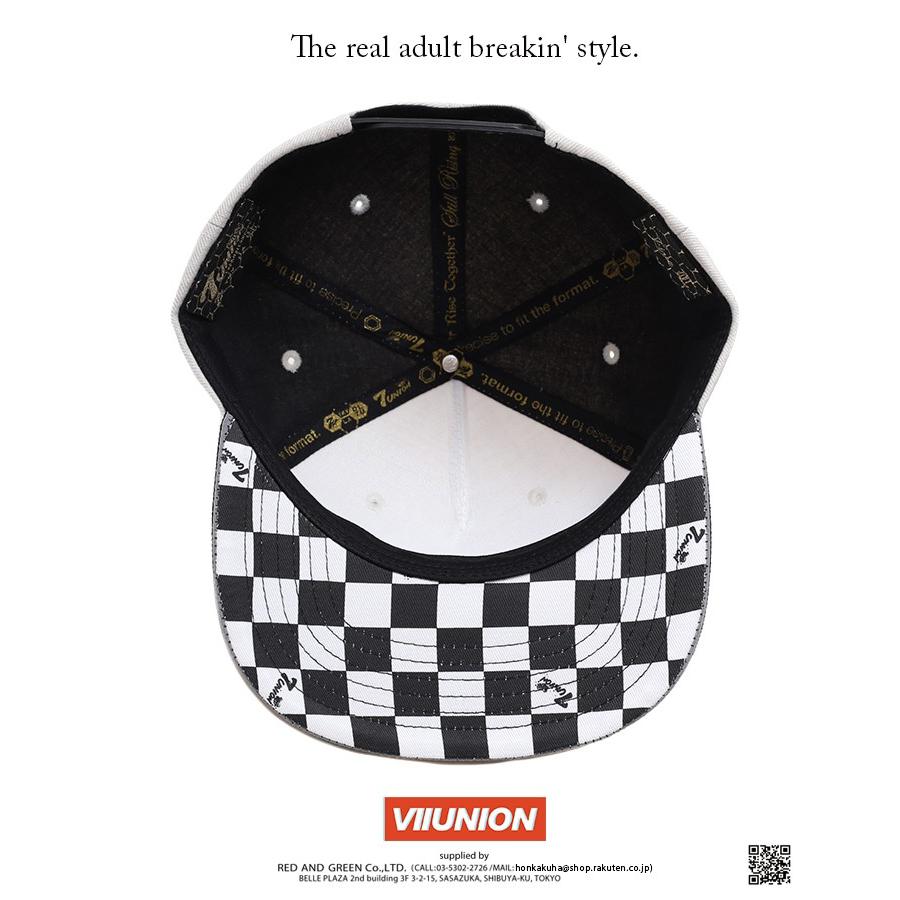 ラッパー輪入道着用モデル セブンユニオン 7union 帽子 メンズ キャップ ブランド レディース おしゃれ チェッカーフラッグ ブロックチェック リフレクター 白黒 本格派大人のb系xlダンス通販 通販 Yahoo ショッピング
