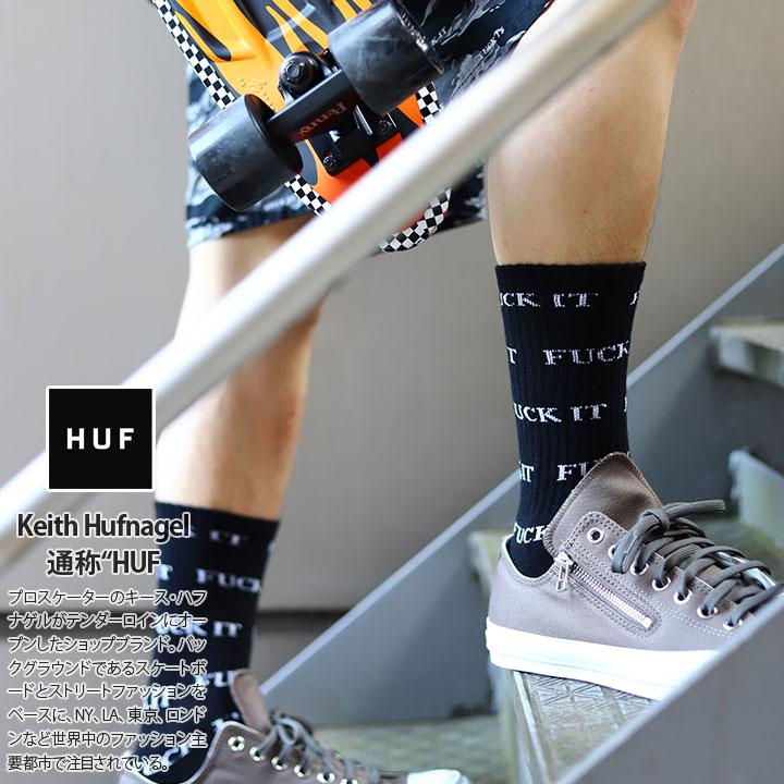 ハフ Huf クルーソックス 靴下 くつした くつ下 ミドル丈 スケート かっこいい おしゃれ 24 28cm ミドル丈 ミディアム丈 ライン 星条旗 アメリカ国旗 本格派大人のb系xlダンス通販 通販 Yahoo ショッピング