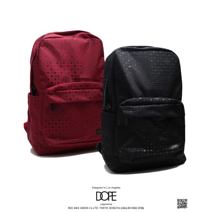 ドープ Dope バックパック リュック Bag かっこいい おしゃれ ペイズリー柄 バンダナ柄 総柄 ロゴ シンプル 大人 ギフト 本格派大人のb系xlダンス通販 通販 Yahoo ショッピング