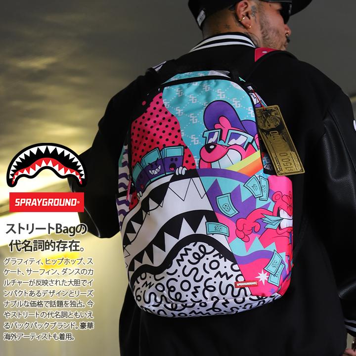 SPRAY GROUND リュック バックパック ドル柄 大きめ 大容量 高機能 BAG メンズ レディース 白 大きいサイズ スプレーグラウンド バッグ 手提げ付 PC対応 A4 B4 通学 スポーツ スケート b系 ヒップホップ ファッション ストリート系 ハイ ブランド 2025秋冬 新作 25SGH-B8308 SPRAY GROUND リュック バックパック 大きめ 大容量 高機能 BAG 大きい