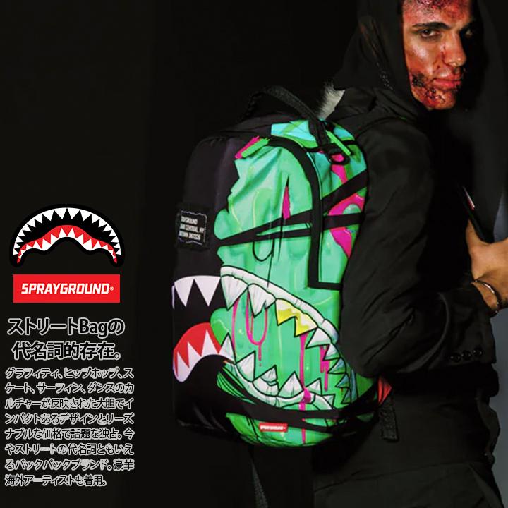 SPRAYGROUND グラフィティ バックパック SPRAY GROUND リュック バックパック 大きめ 大容量 高機能 BAG 大きい