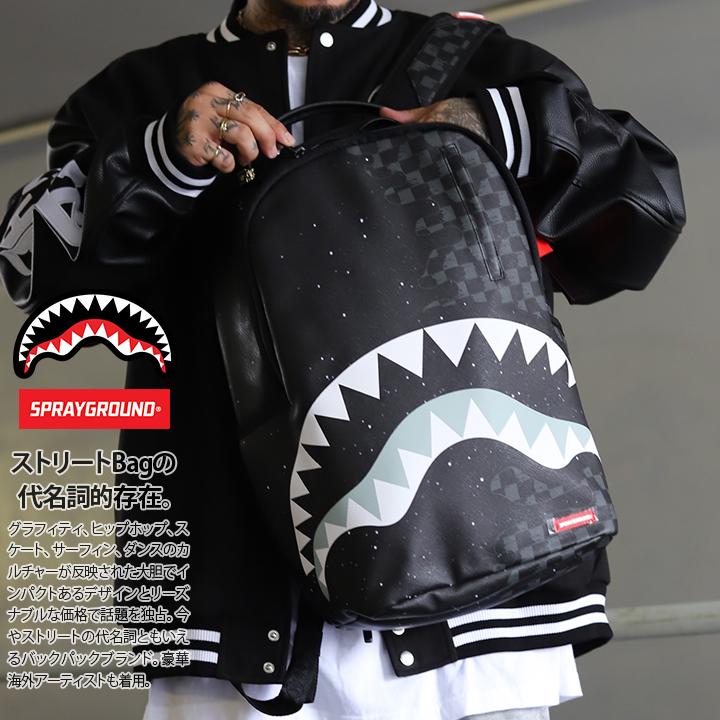SPRAY GROUND リュック バックパック レザー 大きめ 大容量 高機能 BAG