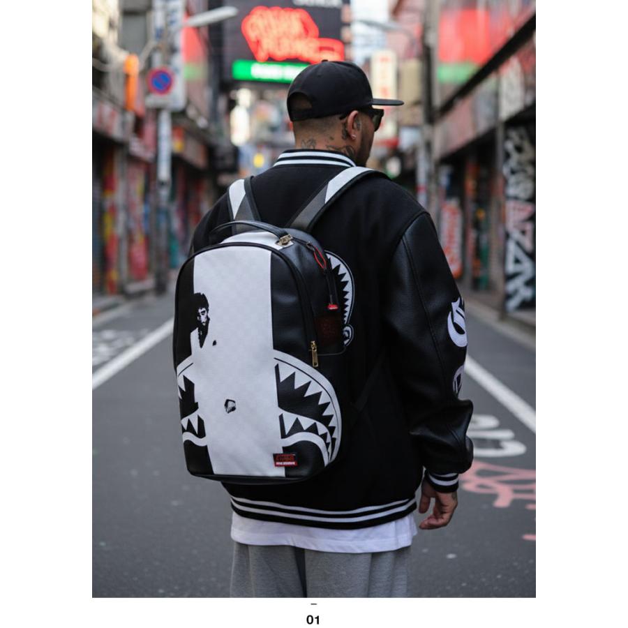 SPRAY GROUND スカーフェイス コラボ リュック 新品未使用 大容量 SPRAY GROUND × 映画 スカーフェイス リュック バックパック レザー 大