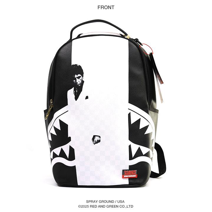 SPRAY GROUND × 映画 スカーフェイス リュック バックパック レザー 大