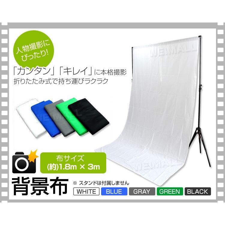WEIMALL（ウェイモール） 背景布 撮影用 180cm×300cm 大型 バック