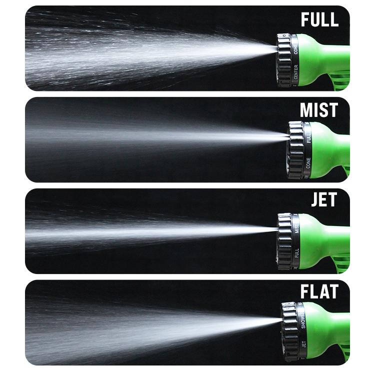 伸びるホース 2層式 伸縮ホース 蛇口プラグ付き 15m 伸びる 散水パターン 7種類 コンパクト 収納 超軽量 水まき 花壇 洗車 ガーデニング 家庭菜園 園芸 | WEIMALL | 08