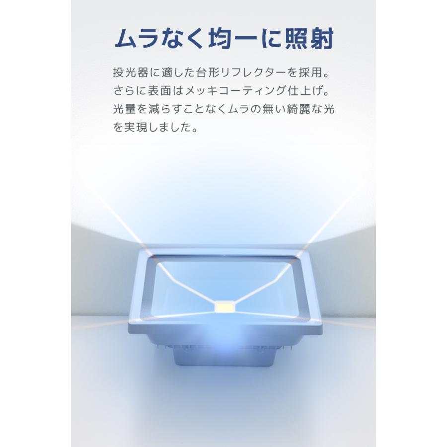LED投光器 50W 500W相当 防水 LEDライト 作業灯 防犯 ワークライト 看板照明 屋外 ガレージ 昼光色 電球色 12個セット 一年保証 | WEIMALL | 05