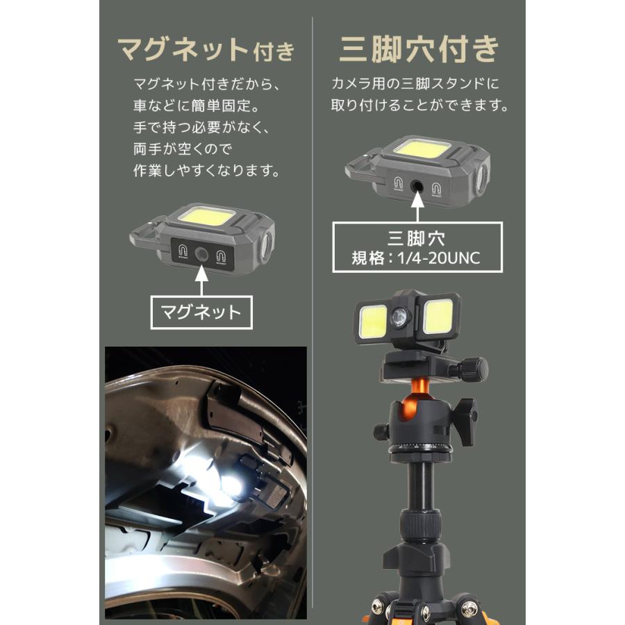 WEIMALL（ウェイモール） LEDライト ミニ COBライト 2個セット 投光器