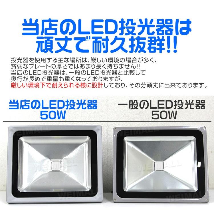 WEIMALL LED投光器 50W 500W相当 RGB16色 イルミネーション リモコン付