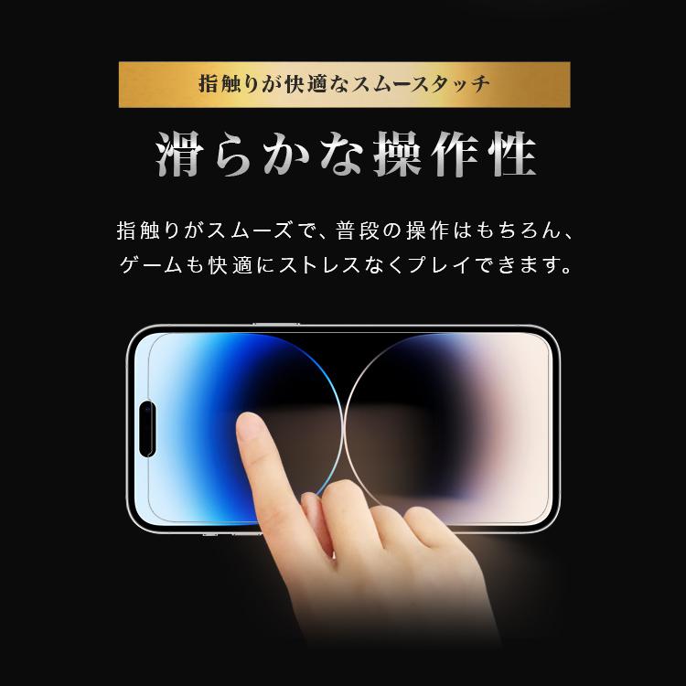WEIMALL iPhone 保護フィルム ガラスフィルム 特殊コーティング