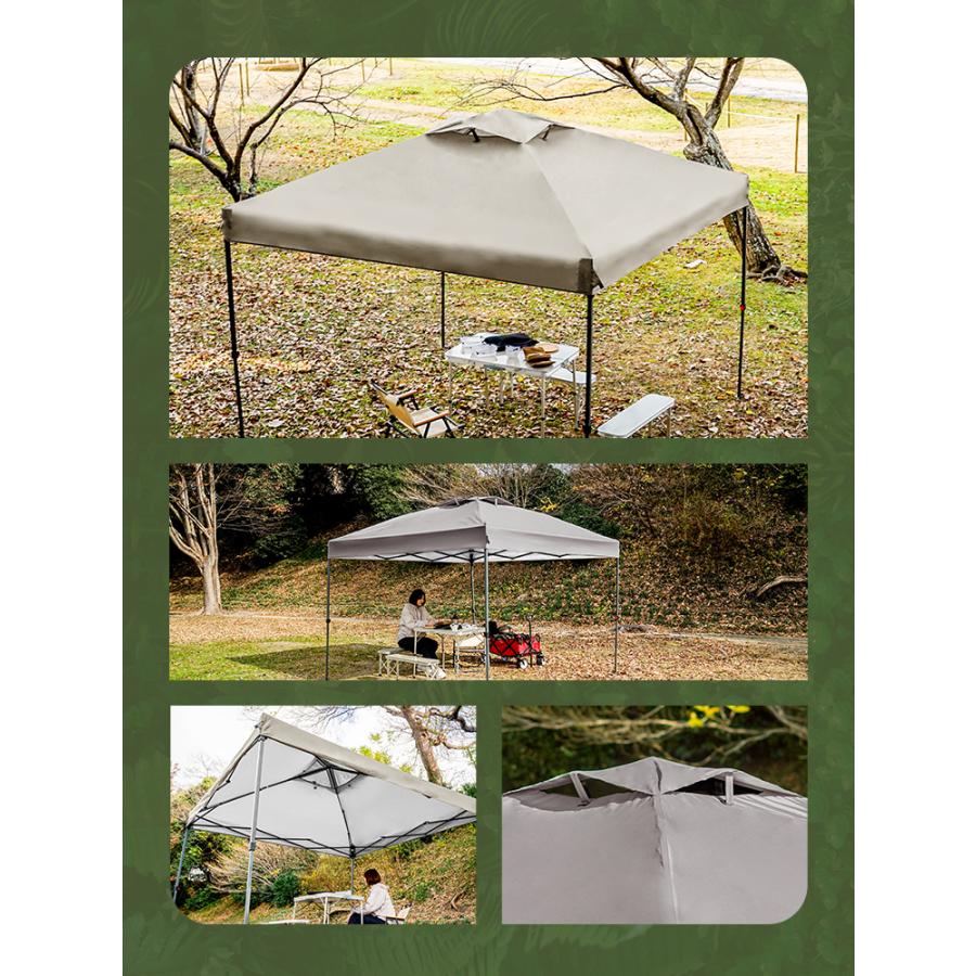 MERMONT 10%OFFクーポン タープテント ワンタッチタープテント 3m×3m