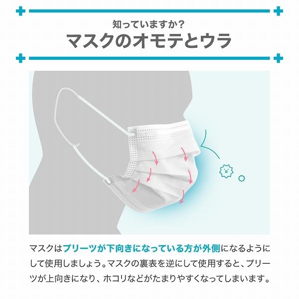 マスク 大きめ 2サイズ 不織布 10枚ずつ個包装 男性 三層構造 平ゴム仕様 立体プリーツ 使い捨て メンズ 大人用 白 大きいサイズ ビッグ Lサイズ 二重マスク｜weimall｜08