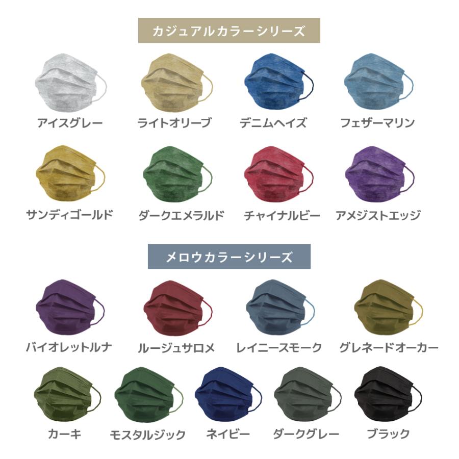 カラーマスク 50枚 全14色 Zip で紹介 平ゴム 10枚ずつ個包装 やわらかマスク Weimall オリジナル 不織布マスク 予31 予5 Bwm1yp50 A Weimall 通販 Yahoo ショッピング