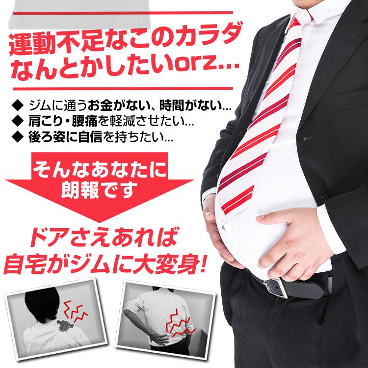 アイアンジム 運動器具 筋トレ 腹筋マシン 腹筋マシーン ダイエッ腹筋 背筋 懸垂 エクササイズ 上半身トレーニング ドアジム WEIMALL | WEIMALL | 02
