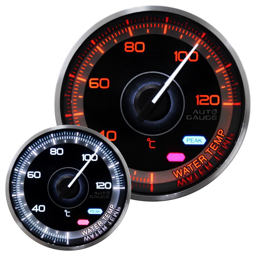 AUTO GAUGE（オートゲージ） 水温計 60mm 追加メーター F355シリーズ