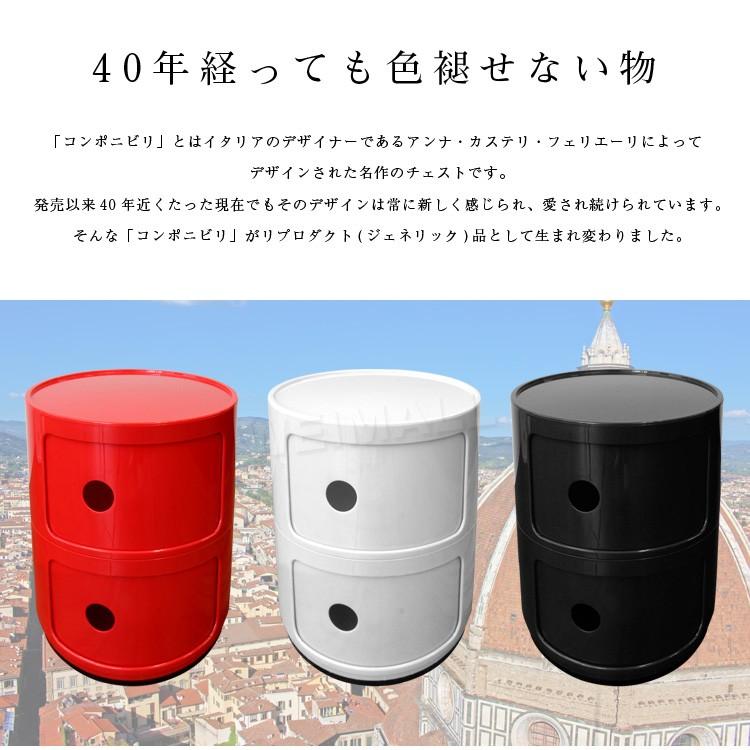 Weimall コンポニビリ リプロダクト 2段 ジェネリック家具 スツール 黒 収納ボックス フタ付き 円柱 丸型 北欧 サイドテーブル Fad0102b A Weimall 通販 Yahoo ショッピング
