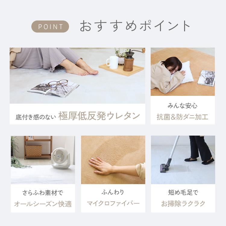 WEIMALL ラグ カーペット 低反発 ラグマット 130x185cm 厚手23mm WEIMALL ラグ カーペット 低反発 ラグマット 130x185cm 厚手23mm