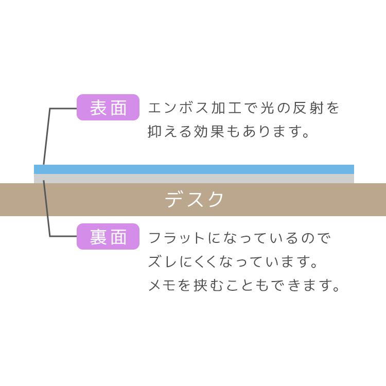 デスクマット 透明 クリア 光学マウス対応 120×60 厚さ1.5mm カット可能マット シート 学習机 オフィス 事務所  下敷き 在宅ワーク テレワーク WEIMALL | WEIMALL | 08