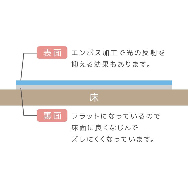ダイニングマット 透明 クリア 床暖房対応 130×180 厚さ1.5mm 防水 撥水 リビング ダイニング ビニール クリアマット 透明 PVC フローリング 傷防止 | WEIMALL | 07