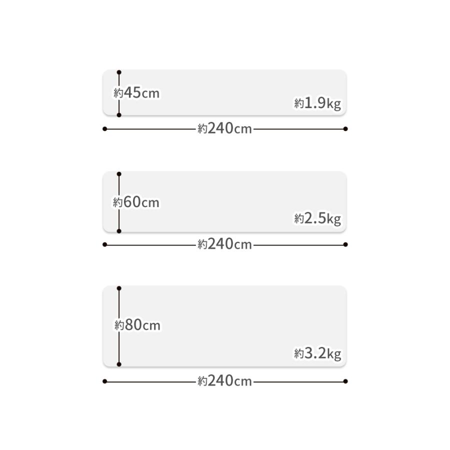 キッチンマット 拭ける 選べる11サイズ 60×240 180 透明 クリア 台所マット PVC 270 120 150 80 厚さ1.5mm 防水 撥水 ビニール 保護マット | WEIMALL | 17