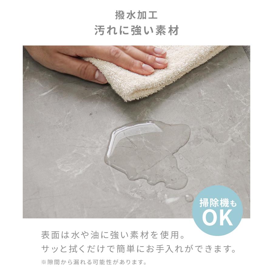 フロアタイル 置くだけ 2畳 18枚 フロアシート フローリング材 大理石 接着剤不要 カット可能 床材 賃貸 DIY キズ防止 リビング 玄関 | WEIMALL | 17