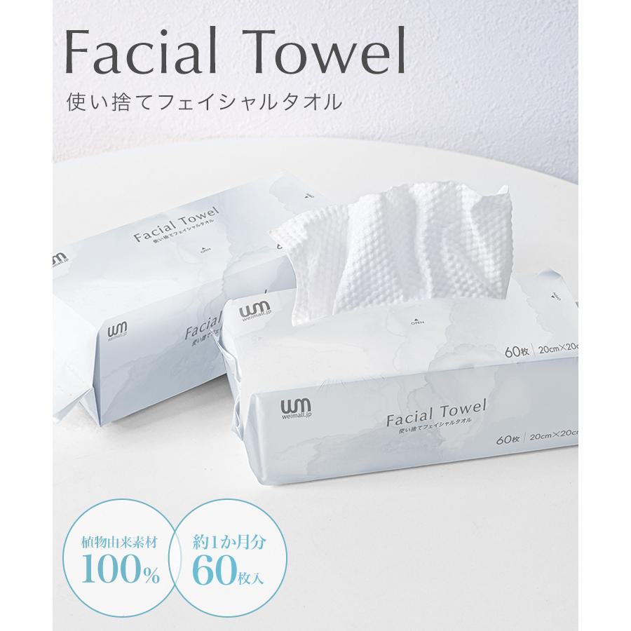 【60枚入×36袋セット】フェイシャルタオル　フェイスタオル　使い捨てタオル 楽天市場】☆オリジナル・ケース☆ ITO フェイシャルタオル 60