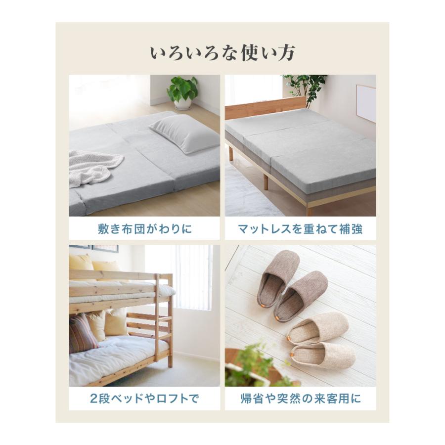 WEIMALL（ウェイモール） マットレス シングル 三つ折り 高反発