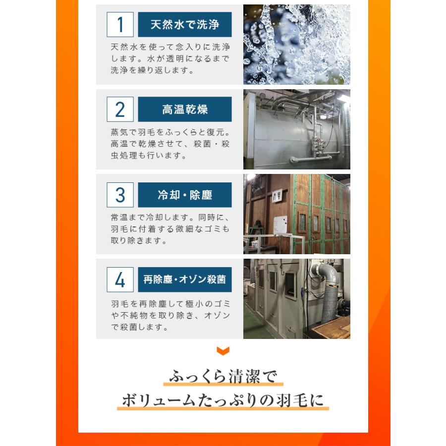 羽毛布団 掛け布団 セミダブル 冬用 羽毛掛け布団 暖かい 日本製 ホワイトダックダウン 93% エクセルゴールドラベル 消臭 抗菌 羽毛掛け布団 ふとん 冬 | WEIMALL | 13