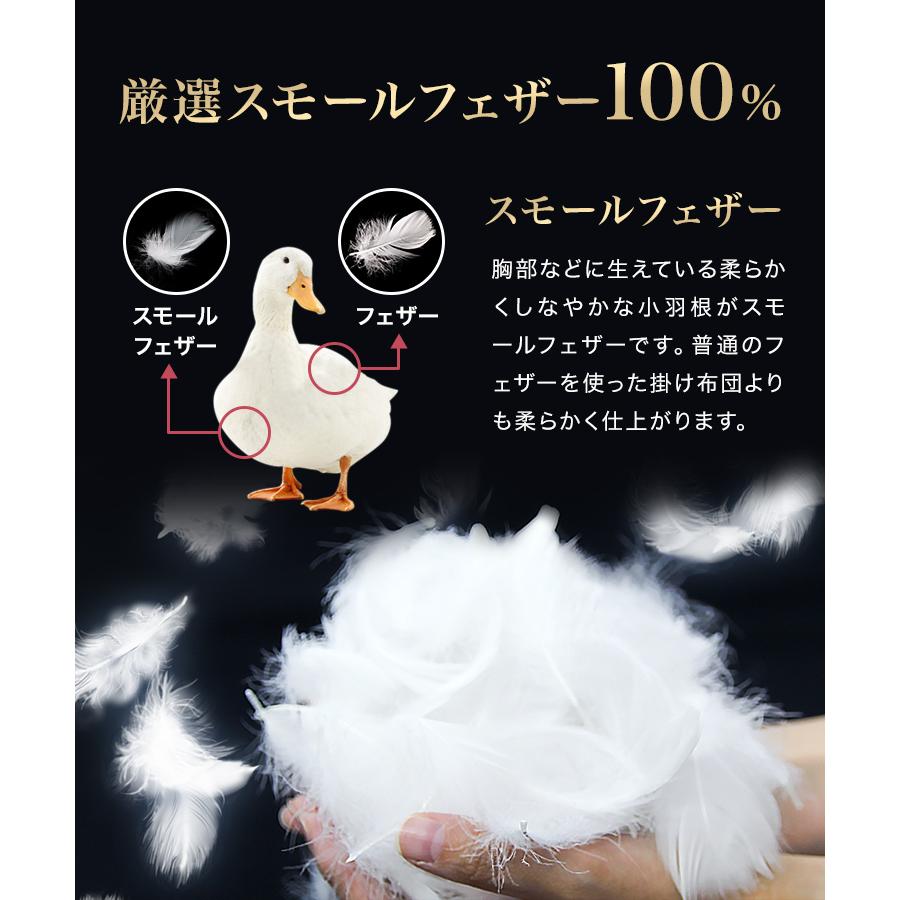 布団セット セミダブル 羽根布団セット 7点 ふとんセット 来客用 洗える 抗菌 防臭 羽根布団 掛け布団 敷き布団 布団カバー 枕 収納ケース 寝具 新生活 WEIMALL | WEIMALL | 11