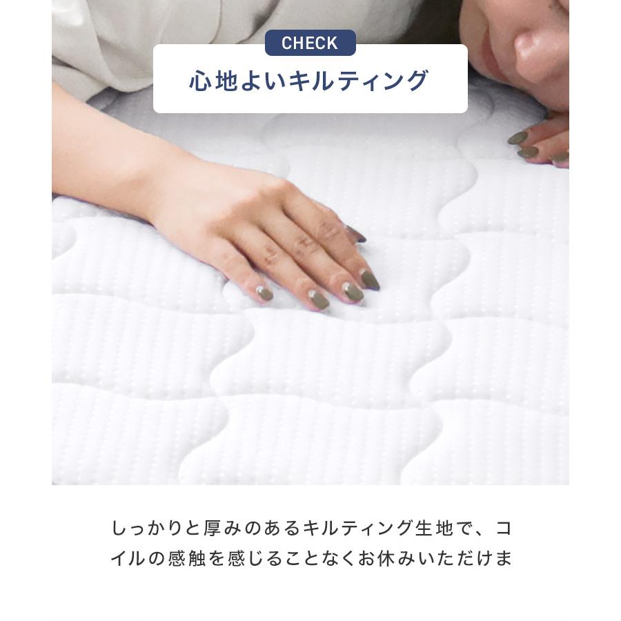 WEIMALL マットレス セミダブル 三つ折り ボンネルコイル 厚さ