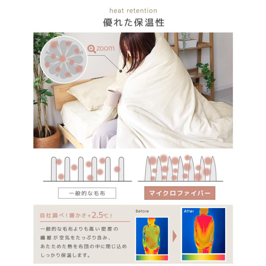 布団カバー3点セット セミダブル 毛布にもなる おしゃれ 冬用 あったか 洗える 敷パッド マットレスカバー 掛け布団カバー ふわふわ 30cm対応 暖かい | WEIMALL | 08