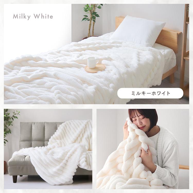 毛布 シングル ふわとろ毛布 暖かい ブランケット 2枚合わせ ひざ掛け おしゃれ 厚手 もこもこ 洗える 冬用 あったか 北欧 もうふ ストライプ毛布 掛け毛布 | WEIMALL | 19