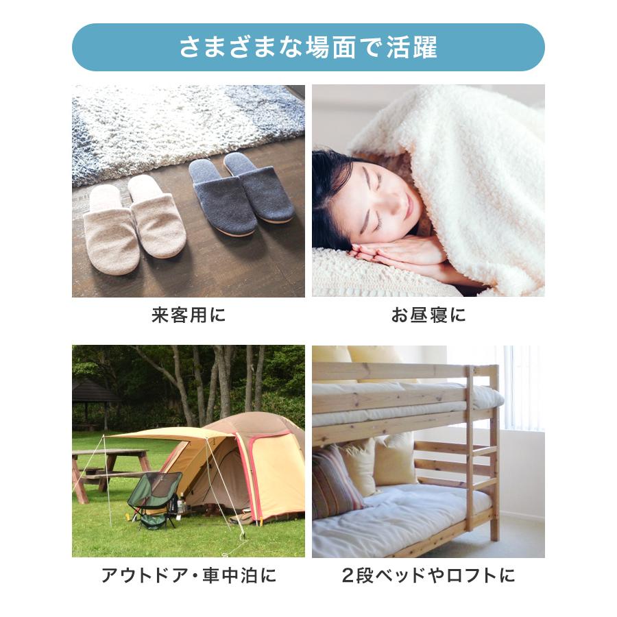 WEIMALL マットレス 高反発 シングル 三つ折り 極厚 10cm 洗える