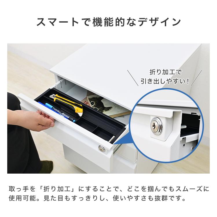 WEIMALL デスクワゴン デスクキャビネット 3段 袖机 小型 WEIMALL デスクワゴン デスクキャビネット 3段 袖机 小型