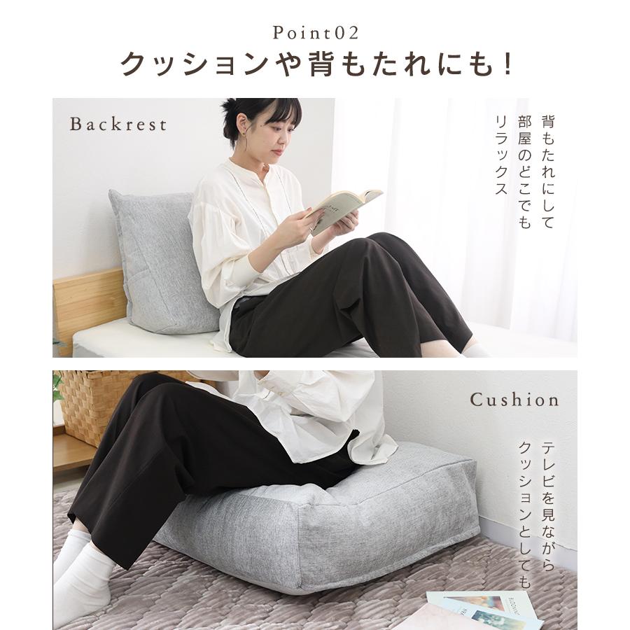 布団収納袋 クッション 収納ケース 洗える 布団ケース 布団カバー クッションになる布団収納ケース おしゃれ  持ち手 洗濯可 敷布団 掛け布団 ファブリック 北欧 | WEIMALL | 09