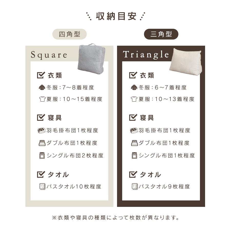 布団収納袋 クッション 収納ケース 布団ケース 背もたれになる 三角 クッションになる布団収納ケース 洗える 布団カバー おしゃれ 敷布団 掛け布団 ファブリック | WEIMALL | 08