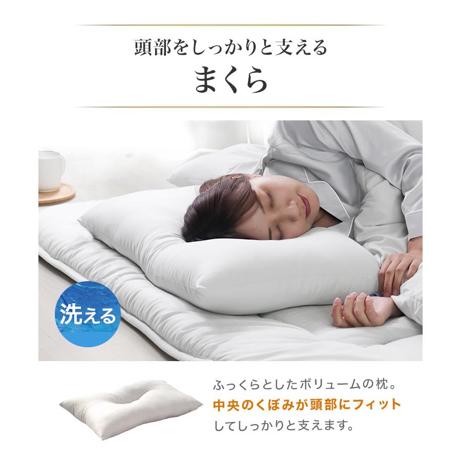 布団セット セミダブル 7点セット 布団 来客用 敷き布団 掛け布団 洗える 枕 収納袋付き ほこり 出にくい カバー 洗濯可 抗菌 防臭 防カビ 寝具 ふとん セット | WEIMALL | 12