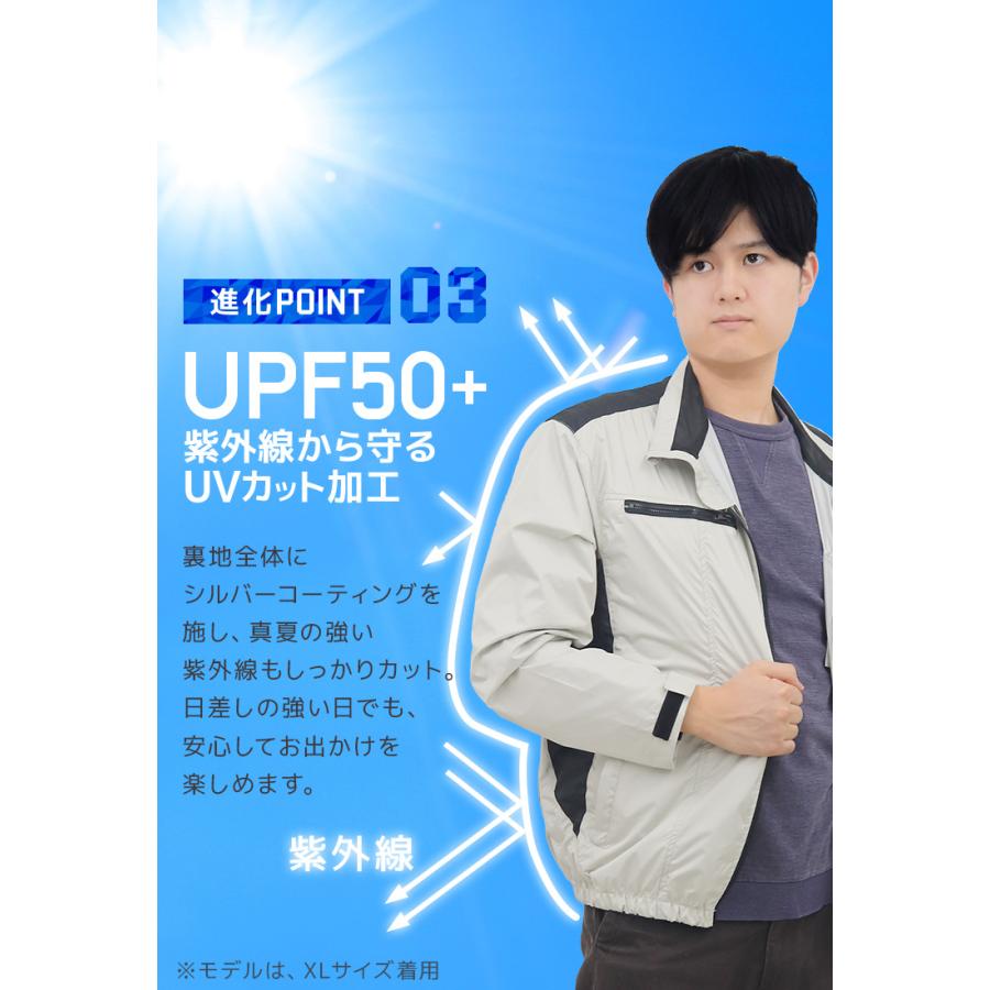 空調作業服 ベスト ファン付きベスト バッテリーセット 冷却 空調ウェア 3段階風量 強風 UVカット 保冷剤 扇風機 夏用 レディース メンズ 暑さ対策 2026 | WEIMALL | 11