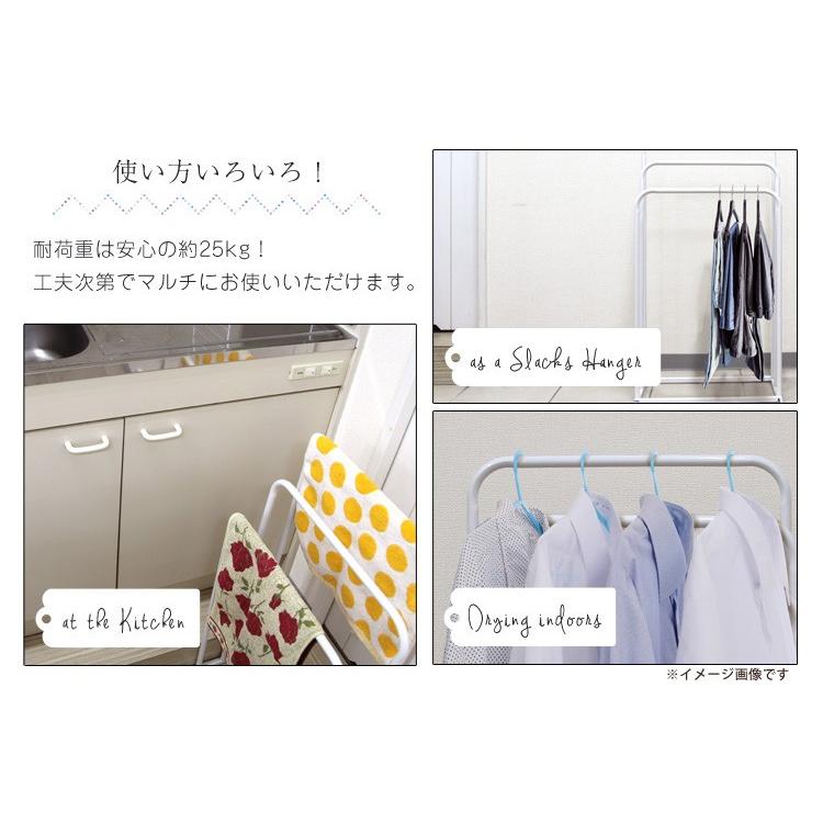 タオルハンガー 45×22×88cm 簡単組み立て バスタオル対応 ハンガーラック 物干し 室内 物干しスタンド伸縮 新生活 WEIMALL | WEIMALL | 06