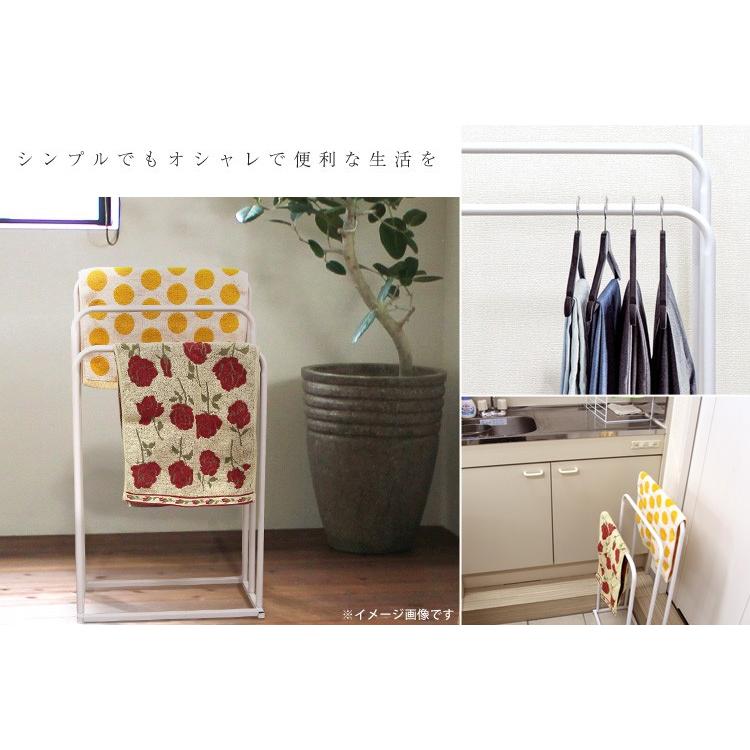 タオルハンガー 45×22×88cm 簡単組み立て バスタオル対応 ハンガーラック 物干し 室内 物干しスタンド伸縮 新生活 WEIMALL | WEIMALL | 08