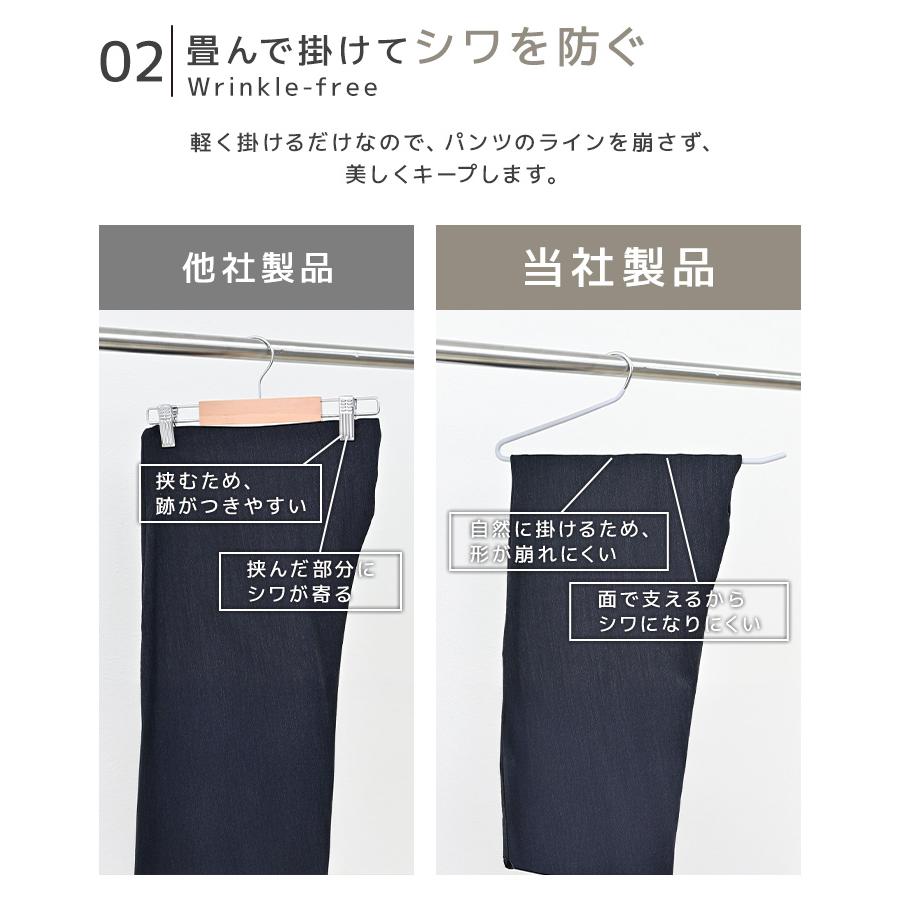 WEIMALL（ウェイモール） スラックスハンガー ズボンハンガー 滑らない