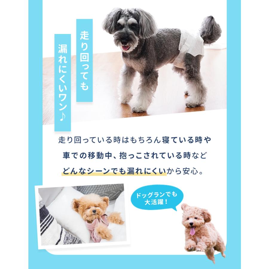 犬 オムツ ペットオムツ 犬のオムツ 犬用 おむつ 男の子 オス XS S M L 大型犬用紙おむつ 老犬介護用品 瞬間吸収 逆戻り防止 モレにくい 快適 おでかけ 術後 | WEIMALL | 13