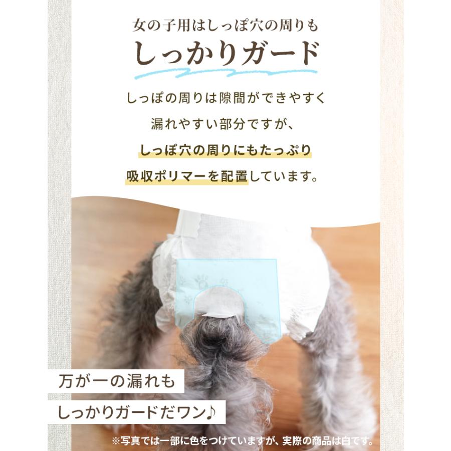 犬 オムツ ペットオムツ 犬のオムツ 犬用 おむつ 男の子 オス XS S M L 大型犬用紙おむつ 老犬介護用品 瞬間吸収 逆戻り防止 モレにくい 快適 おでかけ 術後 | WEIMALL | 18