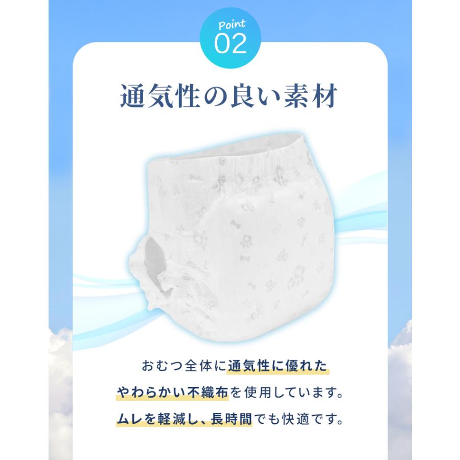 犬 オムツ ペットオムツ 犬のオムツ 犬用 おむつ 男の子 オス XS S M L 大型犬用紙おむつ 老犬介護用品 瞬間吸収 逆戻り防止 モレにくい 快適 おでかけ 術後 | WEIMALL | 10