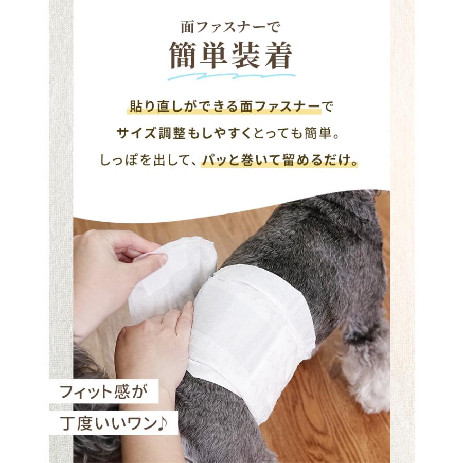 犬 オムツ ペットオムツ 犬のオムツ 犬用 おむつ 男の子 オス XS S M L 大型犬用紙おむつ 老犬介護用品 瞬間吸収 逆戻り防止 モレにくい 快適 おでかけ 術後 | WEIMALL | 16