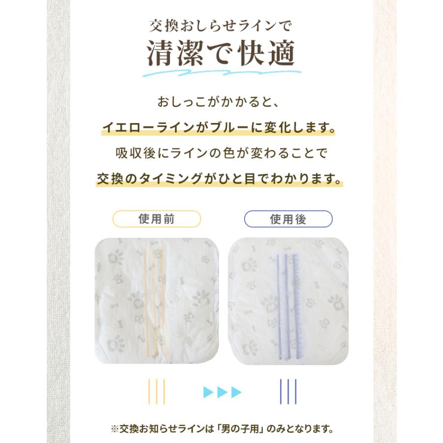 犬 オムツ ペットオムツ 犬のオムツ 犬用 おむつ 男の子 オス XS S M L 大型犬用紙おむつ 老犬介護用品 瞬間吸収 逆戻り防止 モレにくい 快適 おでかけ 術後 | WEIMALL | 17