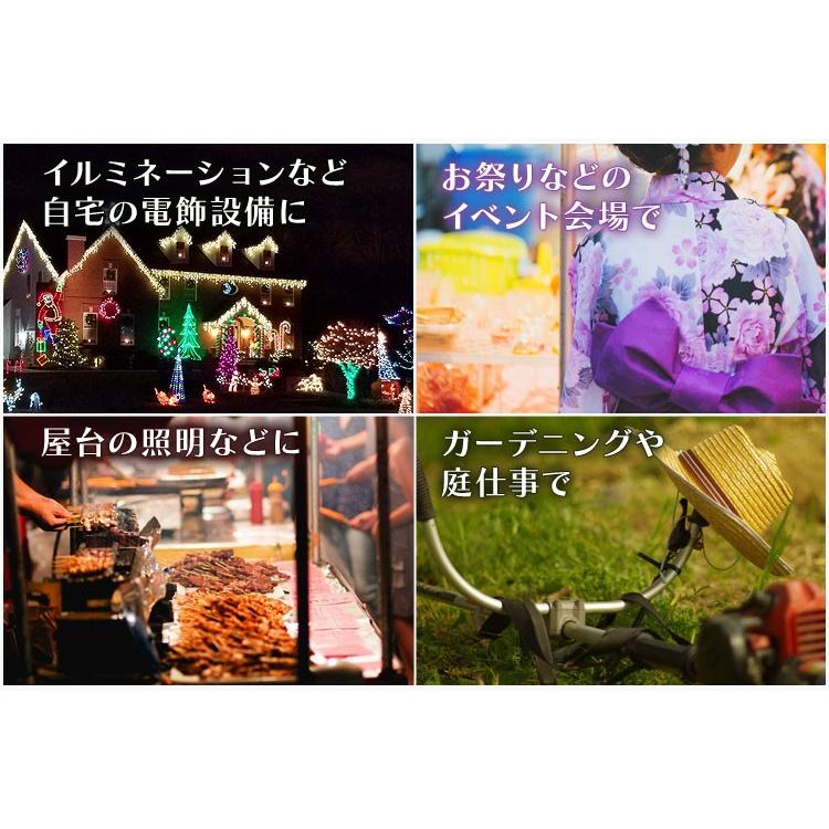 WEIMALL（ウェイモール） イルミネーション LED 電源延長コード 10m