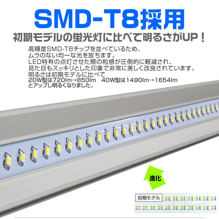 LED蛍光灯 直管 20W形 2本セット 58cm グロー式器具工事不要 昼光色 1年保証付  直管蛍光灯 蛍光灯 LED 直管LED蛍光灯 エコ 長寿命 耐衝撃性 省エネ｜weimall｜05